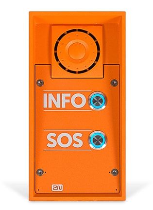 2N IP Safety Oranje - IP69K - 2 knoppen - PoE