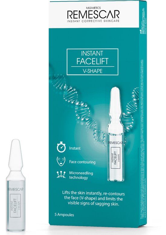 Remescar Instant Facelift V-shape gezicht - 5 ampullen