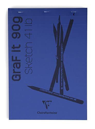 Clairefontaine Bloc GraFiT encollé 21x29,7 80F 90g O - 96623C