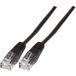 EFB ELEKTRONIK Telekom Modularkabel RJ45 (8/4) - RJ45 (8/4), vergossen, schwarz, 2 m