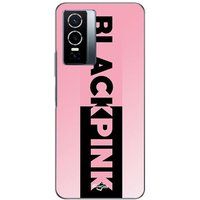Blackpink Black Logo Case for Vivo Y76 5G