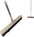 Synx Tools Colombo Buitenbezem 60 CM - Natuurvezel Haren - Incl. Steel 150cm