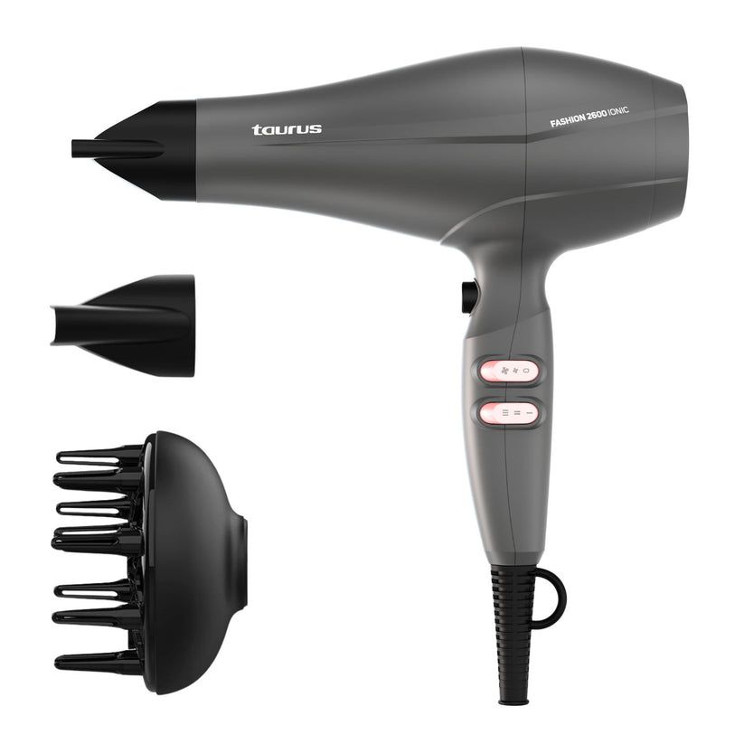 Taurus Fashion 2600 Ionic Haardroger 2600W Grijs