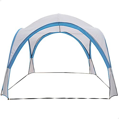 AKTIVE 52895, campingtent voor schaduwen, licht, eenvoudige montage en transport, afmetingen 320 x 320 x 260, open tent, beschermt tegen de zon, strandschaduw