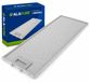 Alapure metalen filter, geschikt voor Bosch 11022474, afmetingen 482x192x8 mm