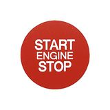 4R Quattroerre.it 17160 Sticker Start Engine voor Alfa Giulia Stelvio en Tonale, rood, 2 stuks