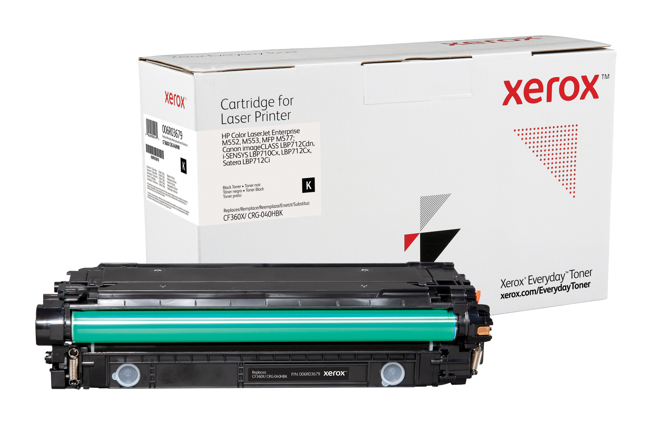 Xerox Everyday Zwart Toner vervangt de HP 508X (CF360X/ CRG-040HBK)