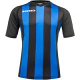 Acerbis Sports JOHAN STRIPED S/SL JERSEY BLACK/ROYAL BLUE 3XS