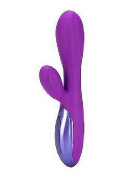 Topco Sales UltraZone - Excite 6x Rabbit Style Silicone Vibe - Purple