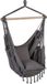 Beliani BONEA Hangstoel - Gris - Coton