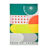 Coucke - Tour de France - Katoenen theedoek met print 50x75cm