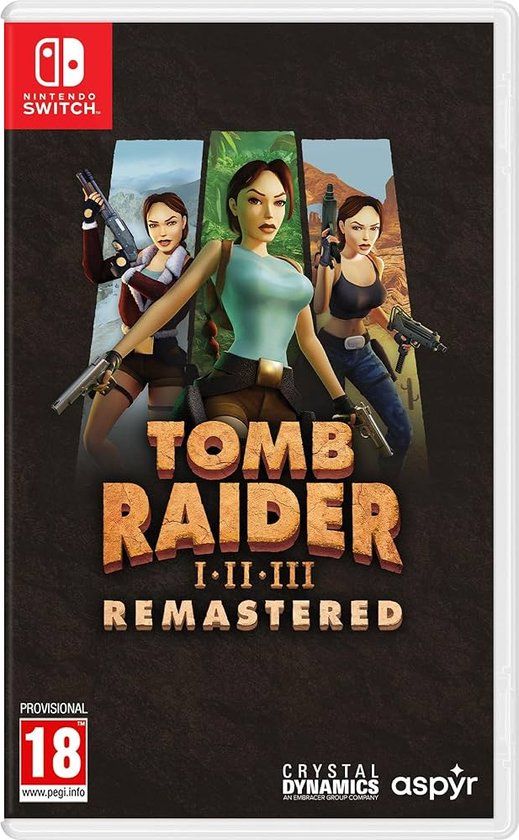 Mindscape Tomb Raider I-III Remastered Starring Lara Croft - Nintendo Switch - Standard Edition - Action/Adventure - 18+