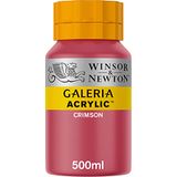 Winsor & Newton Galeria Acrylverf, 500ml Pot, Crimson