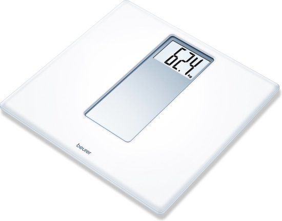 Beurer PS 160 Digitale Personenweegschaal - Wit/Glas