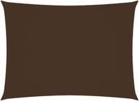 vidaXL Zonnescherm rechthoekig 2,5x3,5 m oxford stof bruin