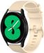 By Qubix - Sportband met motief - Beige - Geschikt voor Garmin Venu 4 (41 mm) - 18mm