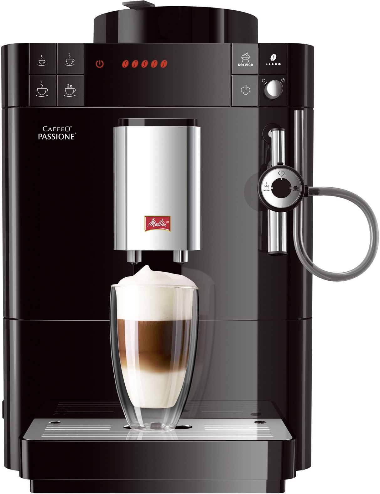 Melitta CAFFEO PASSIONE BLACK Volautomatische Espressomachine - Zwart