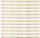 STABILO - Driekantig kleurpotlood - Trio Thick - 12 Stuks - Wit