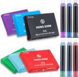Cartouches d'encre pour stylo plume - Lot de 30 - Six couleurs