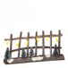 Luville Fence lighted with trees b/o l19xb3xh9,5 cm
