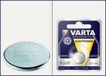 Varta CR1620 Lithium Batterij - Zilver