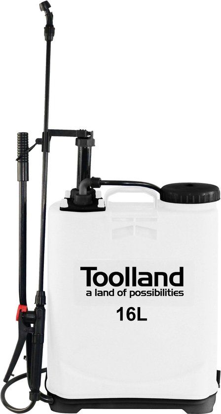 Toolland Rugsproeier - 16 liter - Met 3 Sproeikoppen