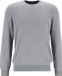 MARVELIS modern fit trui katoen - O-hals - grijs