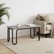 Maison Exclusive Table basse, gris Sonoma, 100 x 50 x 45 cm, panneau de particules