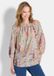 Goldner Blouse Luchtige blouse met patchprint en 3/4-mouwen