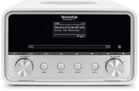 TechniSat Digitradio 586 - Persoonlijke Radio met DAB+, FM, Internetradio, Bluetooth, Wifi, en Draadloos Opladen - Wit