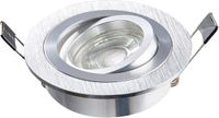 Heitronic DL7801 Lampe encastrable LED Aluminium