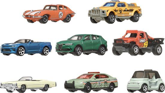 Matchbox Metalen speelgoedauto's of trucks - Set van 8