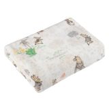 Peter Rabbit Klassieke fleece plaid - zachte, gezellige pluche deken met verhalenboekmotief (meerkleurig - 130 x 150 cm)