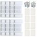 Zivacate Kattenfontein Filter - 16 Packs Filter voor Kattenfontein | 8 Houtskoolfilters + 8 Sponsen, Drievoudig Filtersysteem, Waterfontein voor Zivacate Katten 2.2L & 2.8L