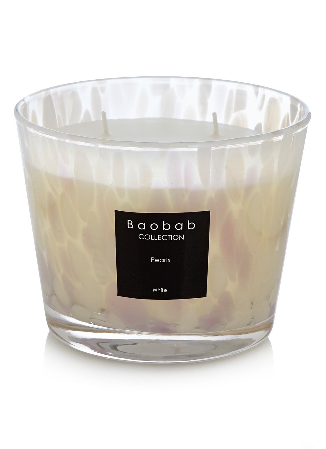 Baobab Collection White Pearls geurkaars