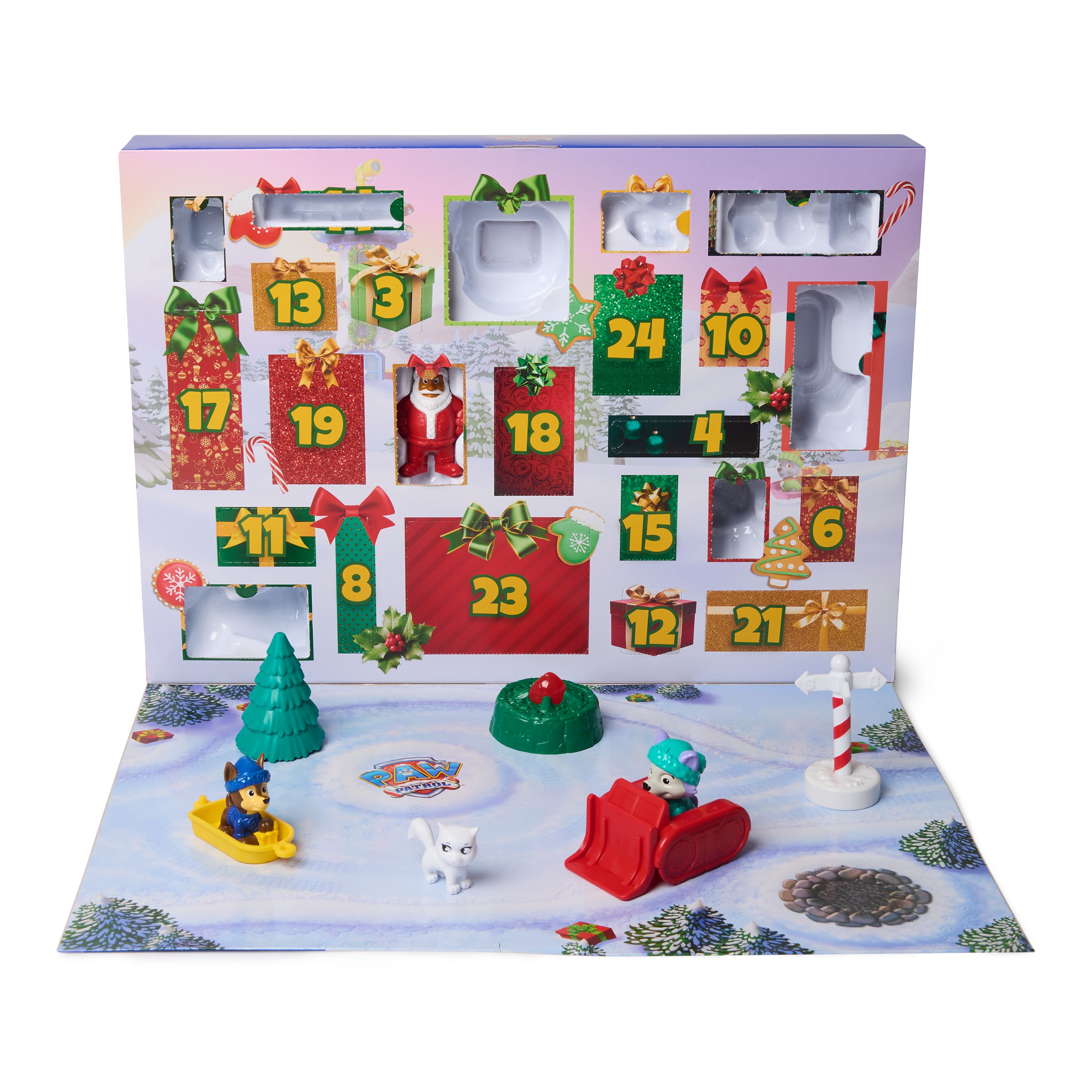 Spin Master PAW Patrol - Adventskalender met 24 verrassingsfiguurtjes