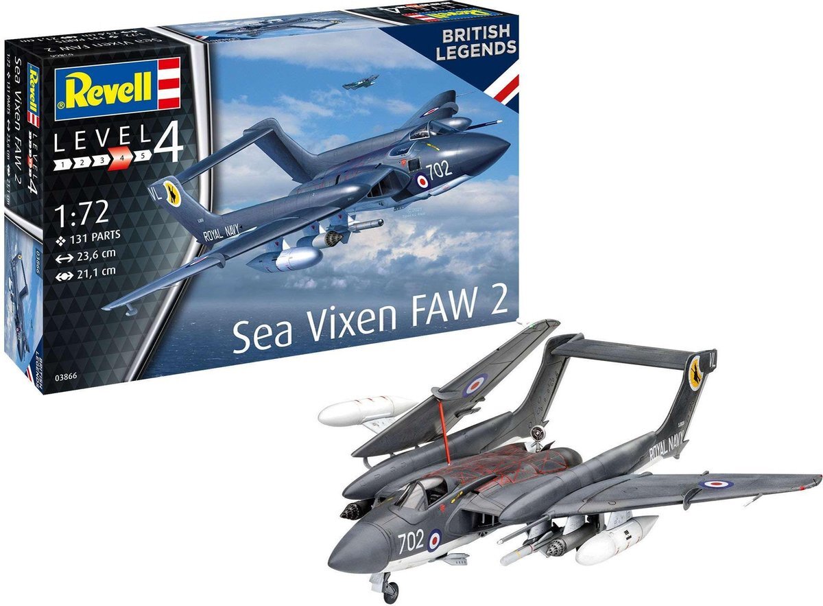 Revell 1:72 03866 Sea Vixen FAW 2 - 70th Anniversary Plastic kit