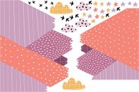 Ambiance Sticker Kinderstickers van Scandinavische bergen, Jumanka-design, 40 x 60 cm