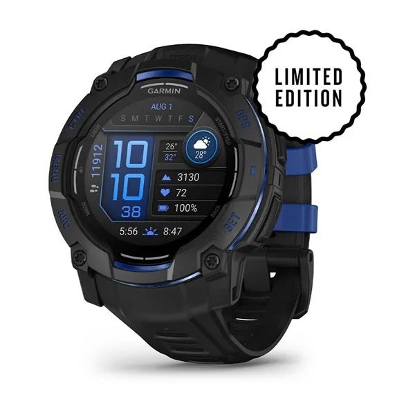 Garmin Instinct 3 1.3" AMOLED 45mm Digital Smartwatch - Black