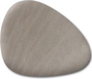 Zeller placemats lederlooks - 34 x 42 cm - taupe