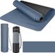 Unyqoos® Tapis de yoga antidérapant - Tapis de fitness pour Pilates - 183 cm x 61 cm x 06 cm - TPE - Incl. sangle de transport et sac