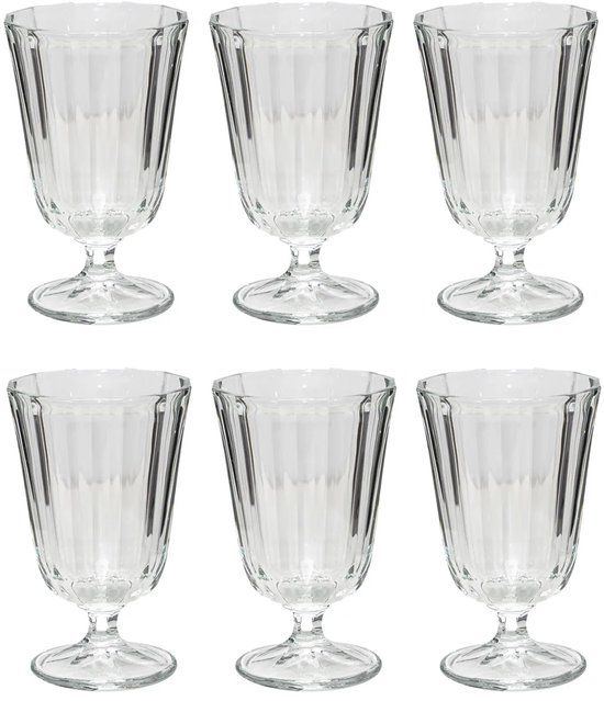 Onis Ana Wine Wijnglazen – Set van 6 – 190 ml – Kristalhelder Glas – Vaatwasmachinebestendig