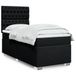 Maison Exclusive - Sommier à lattes de lit avec matelas Noir 90x190 cm Tissu