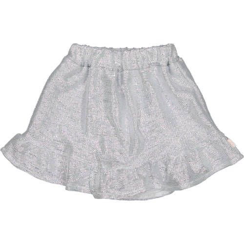 QPI korte rok zilver Meisjes Polyester Effen - maat 140