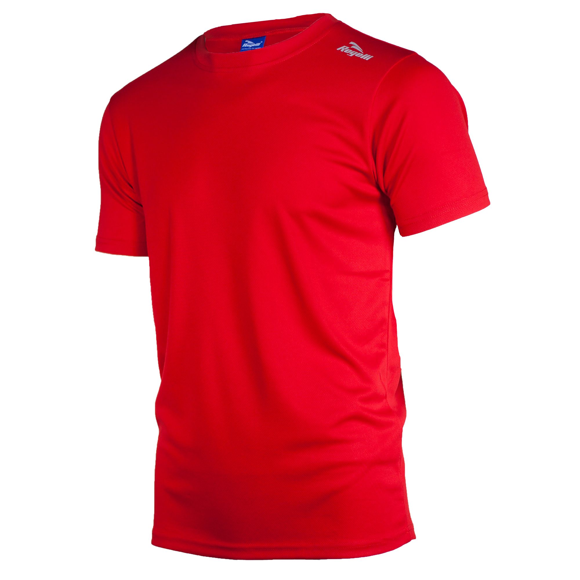 Rogelli Promo Running T shirt Sportshirt Unisex Maat 152 rood