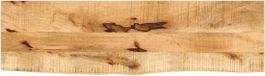 vidaXL Tafelblad met natuurlijke rand 110x40x2,5 cm massief mangohout