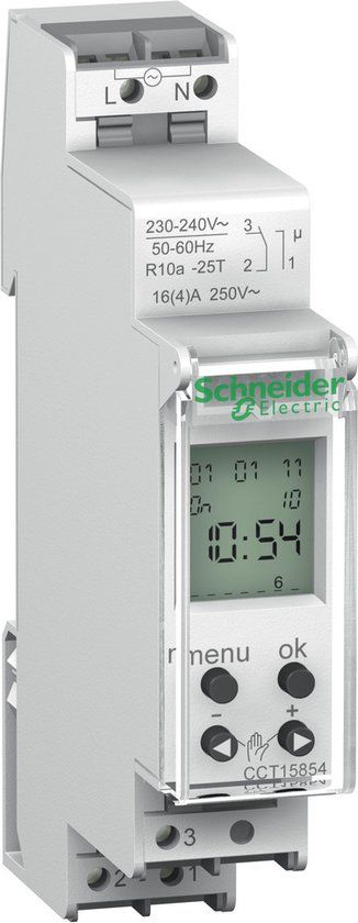 Schneider Schakelklok ihp 18mm - CCT15854