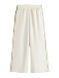 Next Dames Broek met wijde pijpen van gemengd linnen, petite - Petite - Crème
