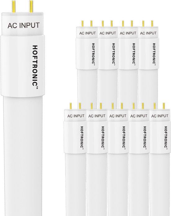 HOFTRONIC 10x LED TL Buis 150cm - T8 G13 Fitting - 24 Watt 2640 lumen - 6000K daglicht wit - Flikkervrij