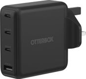OtterBox Standard UK 140W USB-C 4 Poorten Wandoplader, Zwart